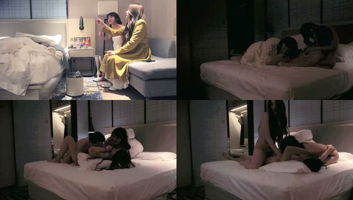 【极品探花-3P】先打了一炮，长腿女神叫来自己的闺蜜，再来3P打一炮，极度淫乱场面【精华版】-高清原版无水