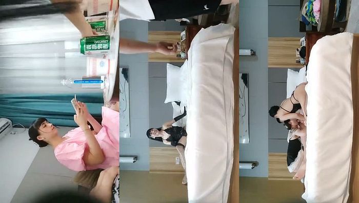 2022-7-4【真夫妻换妻探花】互换4P激情淫乱，女仆装黑丝袜，女女舌吻调情，爆操经典名场面