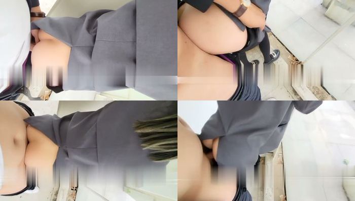 白天在公园门口野战，骚货吓得站不稳