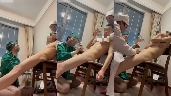 高颜值护士给阳痿男治疗全过程，这个钢针也太牛掰了
