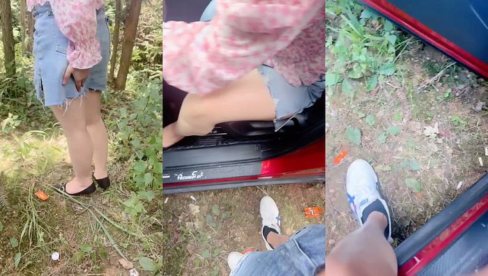 开车带嫂子到户外散心，明知故问，你要干嘛，带你出来不就是想操你吗 part1