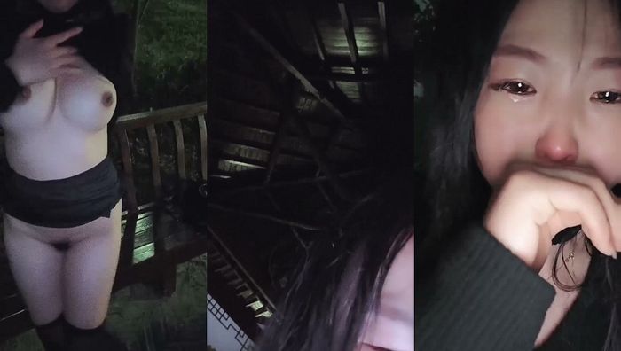 露脸骚货 野战自慰玩喷水 口爆内射被操哭 第一弹 part3