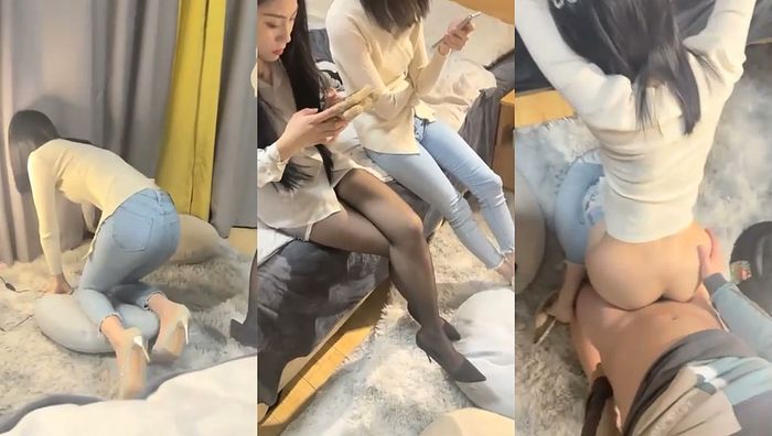 黑丝性感御姐和清纯可爱萝莉遂个干 有钱真好